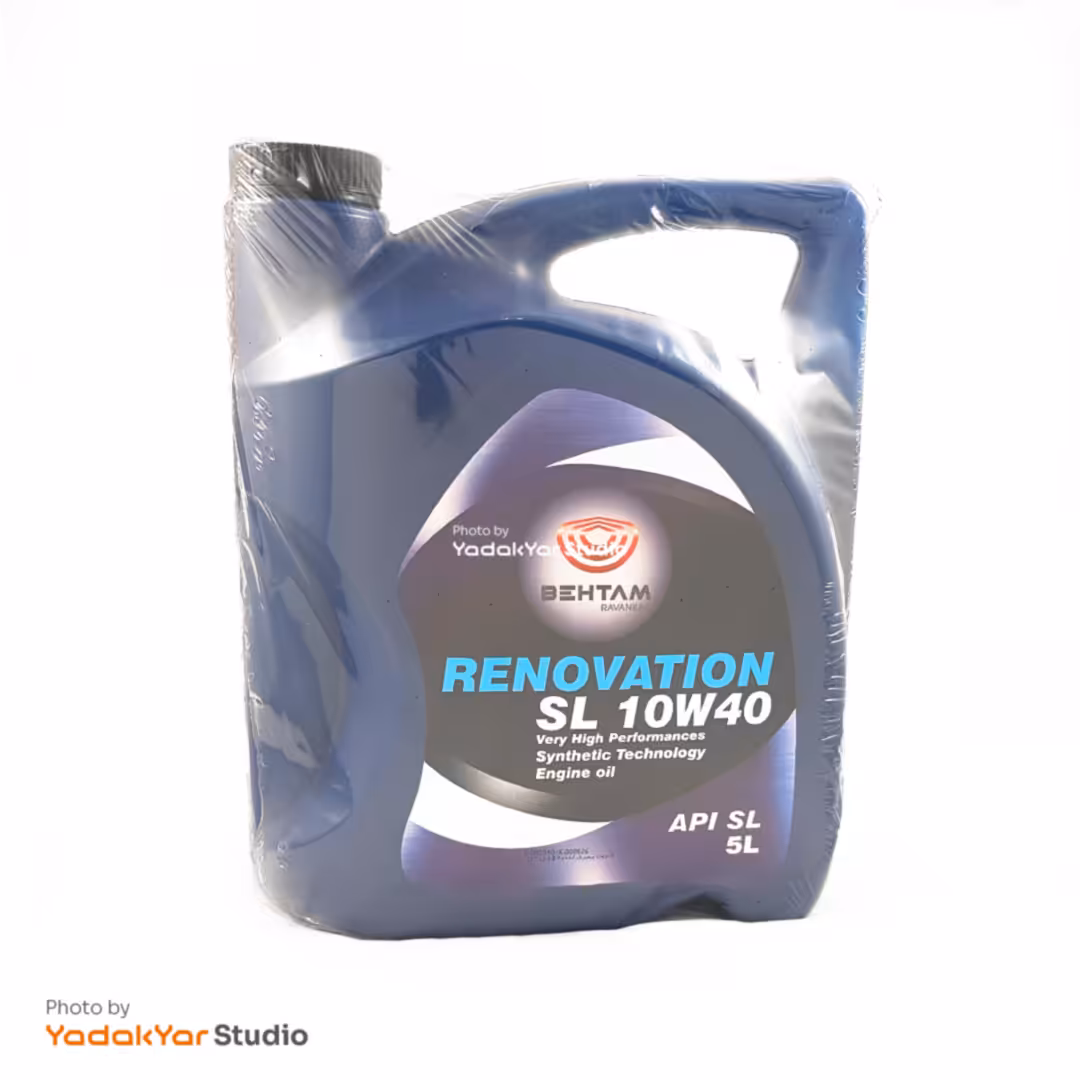 روغن موتور  10W40 بهتام روانکار Renovation حجم 5 لیتر