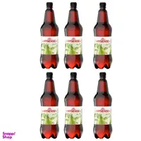 آبمیوه گازدار گلابی هایسنس حجم ۱ لیتر بسته 6 عددی