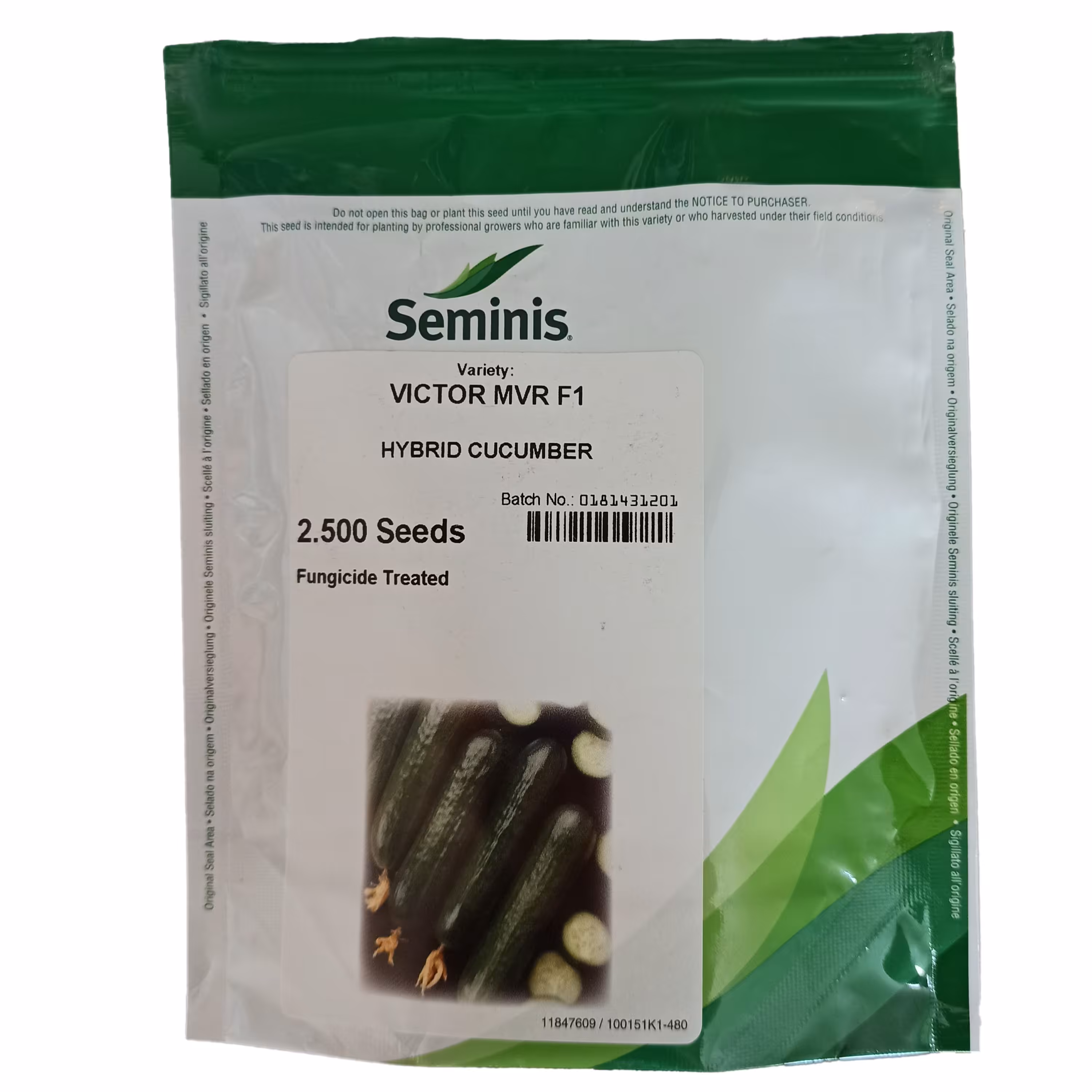 بذر خیار آمریکایی سیمینس مدل ویکتور   2500 عددی