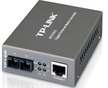 مبدل فیبر  گیگابیتی و تک حالته تی پی لینک ام 210 سی 5