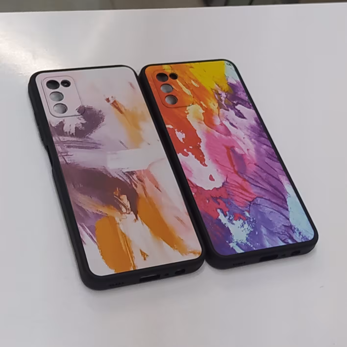 کاورگوشی سامسونگ  A03s مقاوم در برابر ضربه جنس کاور پلاستیک نرم 