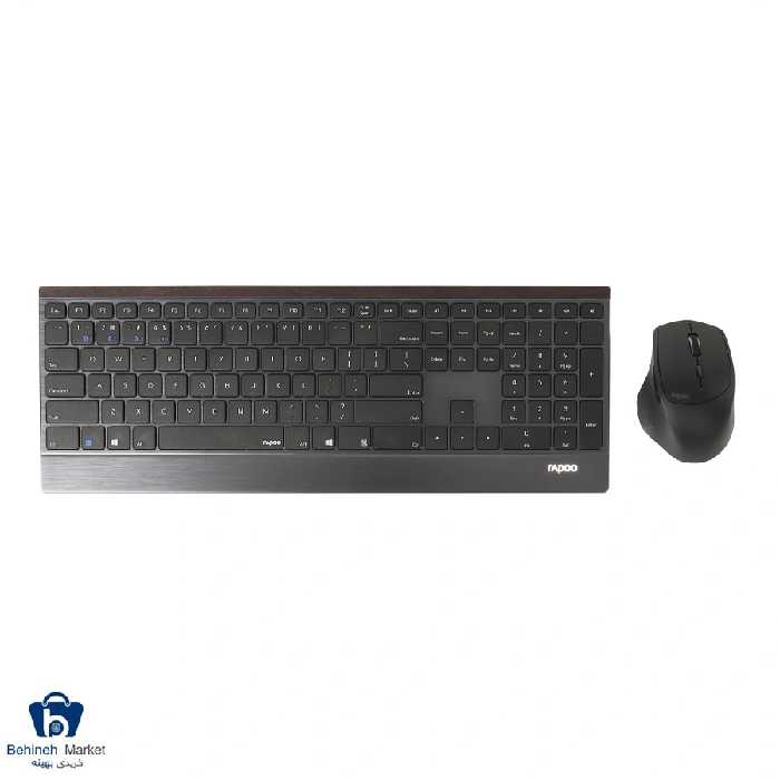 کیبورد و ماوس بی‌سیم رپو مدل 9500M