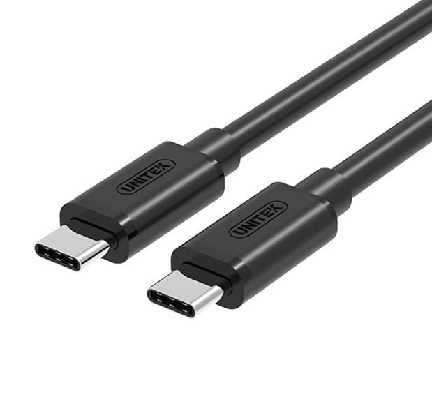 کابل تبدیل USB-C به USB-C یونیتک مدل Y-C477BK طول 1 متر