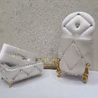 سطل و جادستمالی مخملی لمسه دستساز