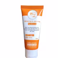 ضد آفتاب سفید کننده و ناپدید کننده لک های تیره ریواج spf60 و حجم 40ml