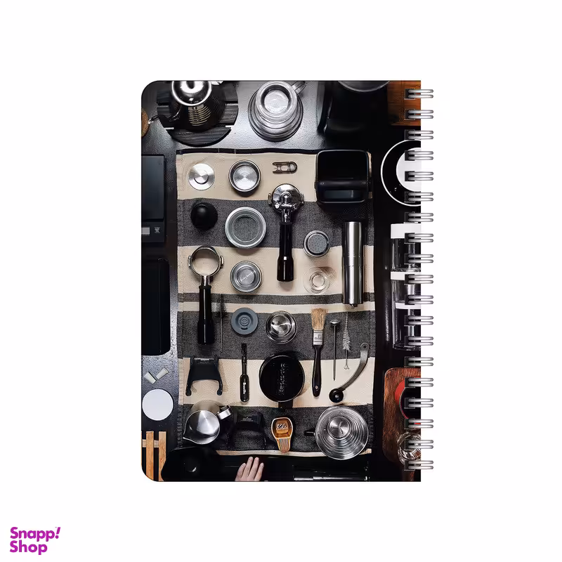 دفترچه یادداشت 80 برگ بامبیلیپ مدل چوبی طرح بارسیتا کد 9048578