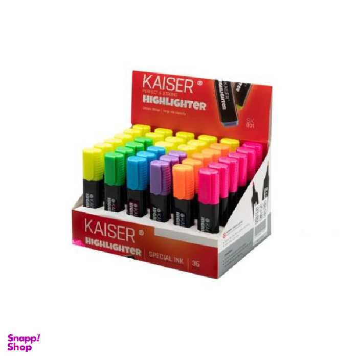 ماژیک علامت گذار کایزر کد SK801 بسته 36 عددی