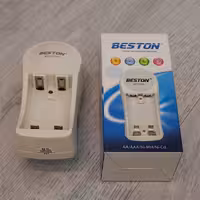 شارژر 2 تایی باطر ی قلمی ونیم قلمی مارک بستون BESTON