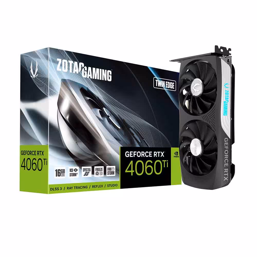کارت گرافیک زوتک ZOTAC RTX 4060 TI Twin Edge OC 16GB