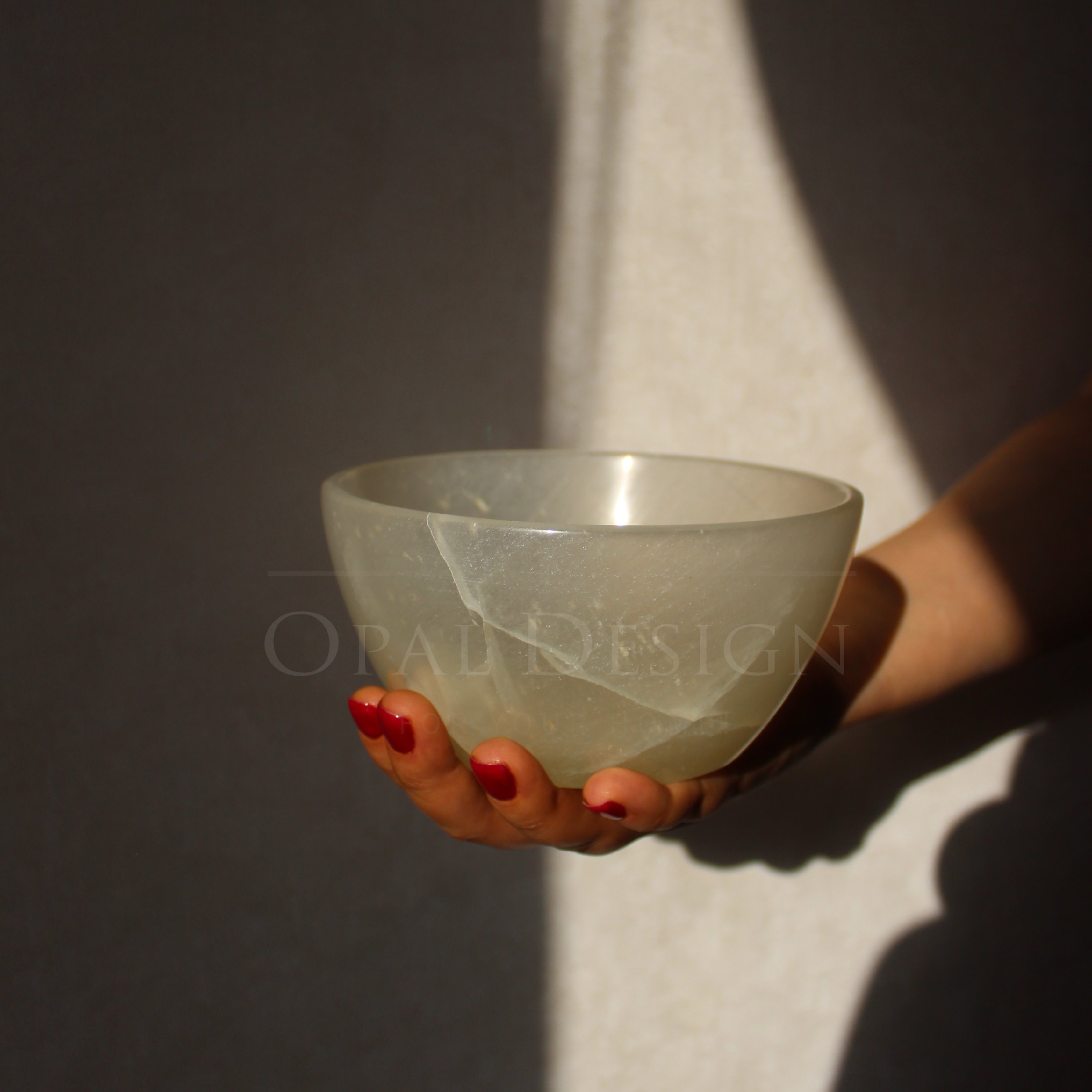 کاسه ساده سنگی از جنس مرمر 