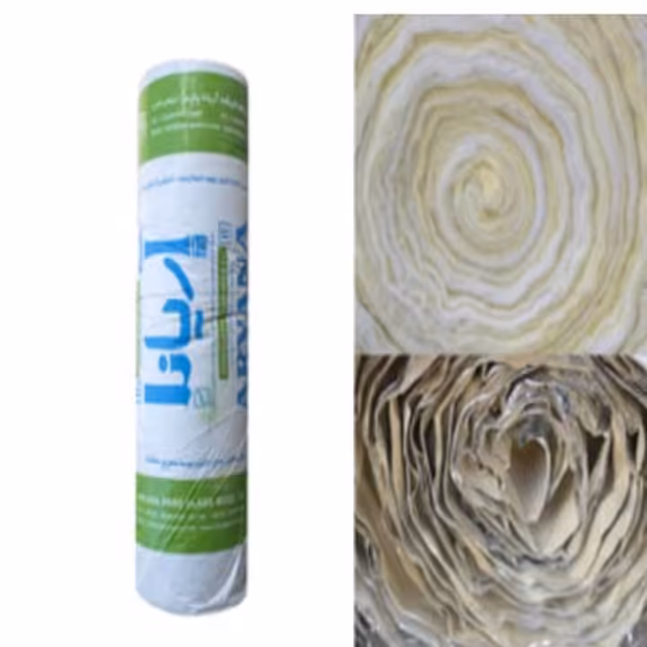 پشم شیشه 2 اینچ فویلدار  یک متر در 120 سانت