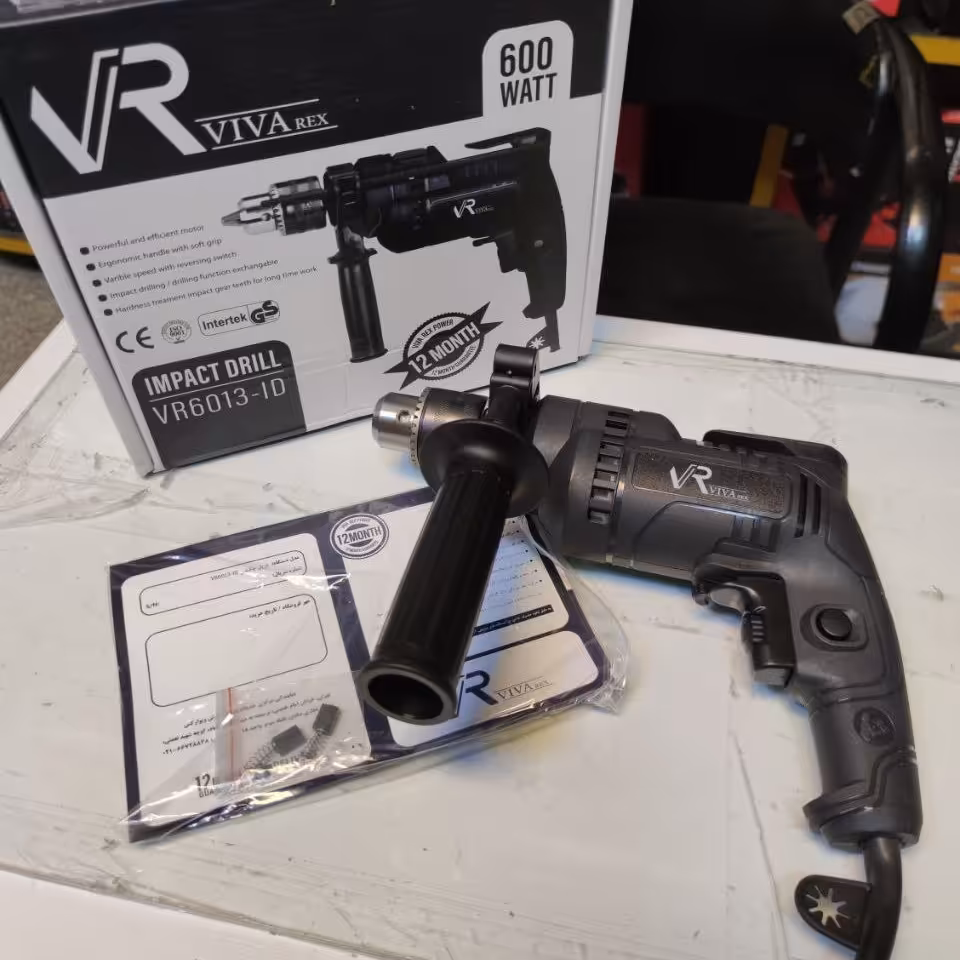دریل 13 چکشی 600 وات  دیمردار ویوارکس VR6013ID