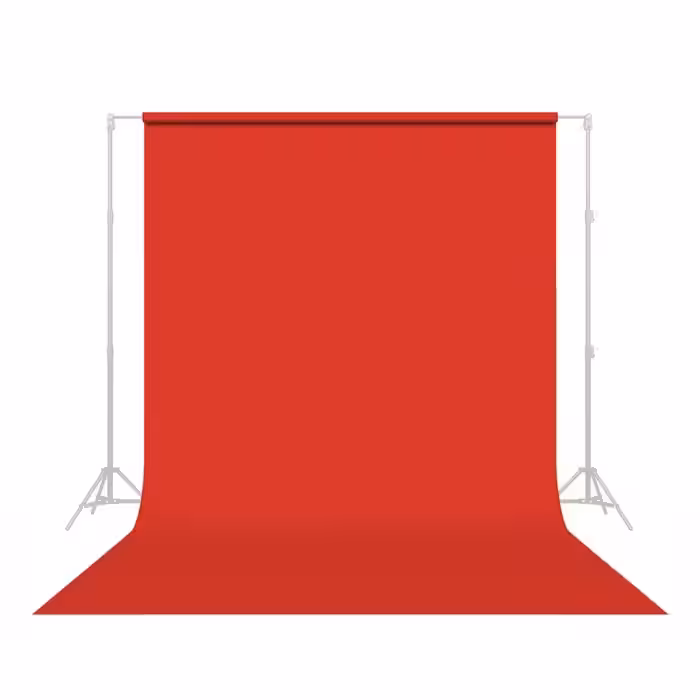 پرده قرمز 2x3 لوله پلاستیکی (فون مخمل)