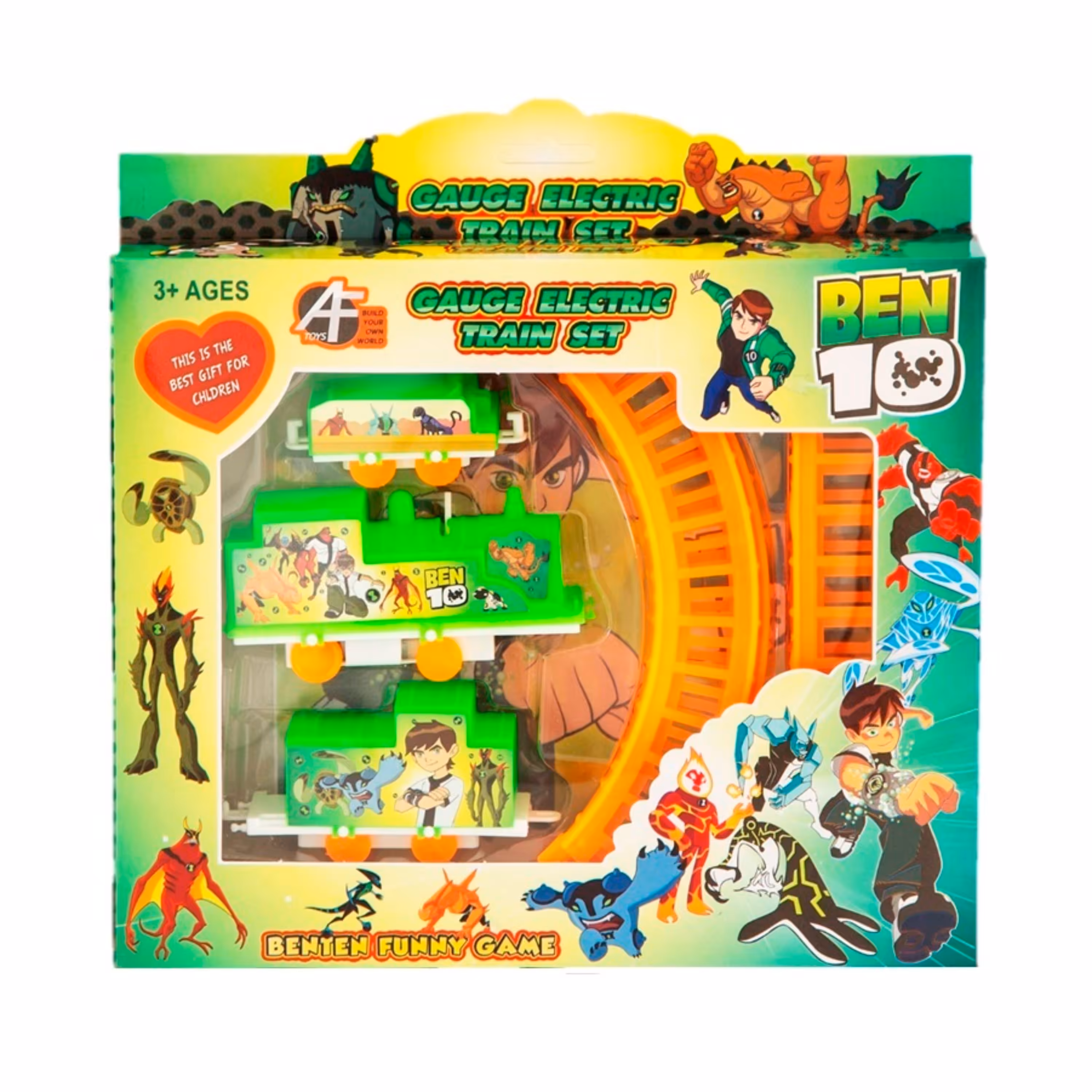 قطار شخصیتی باتری خور جعبه ای طرح دار دخترانه و پسرانه