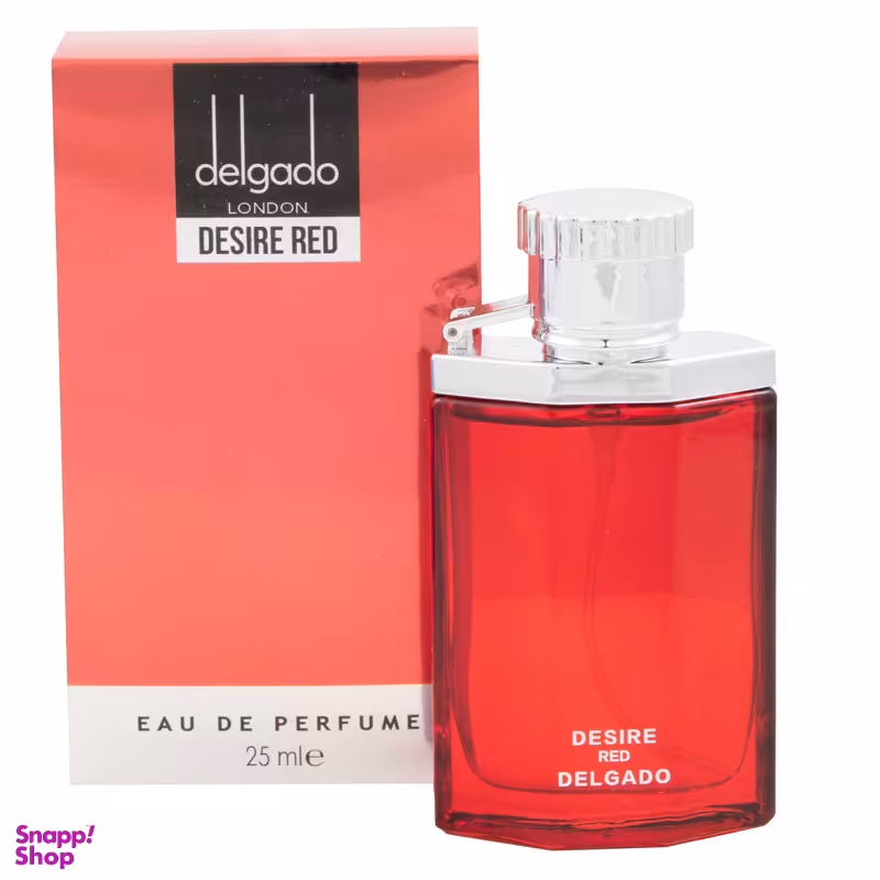 عطر جیبی مردانه دلگادو مدل دیزایر حجم 25 میلی لیتر
