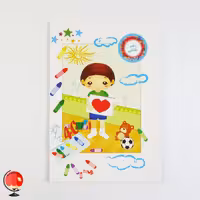 دفتر نقاشی 40 برگ پارسیان طرح پسربچه