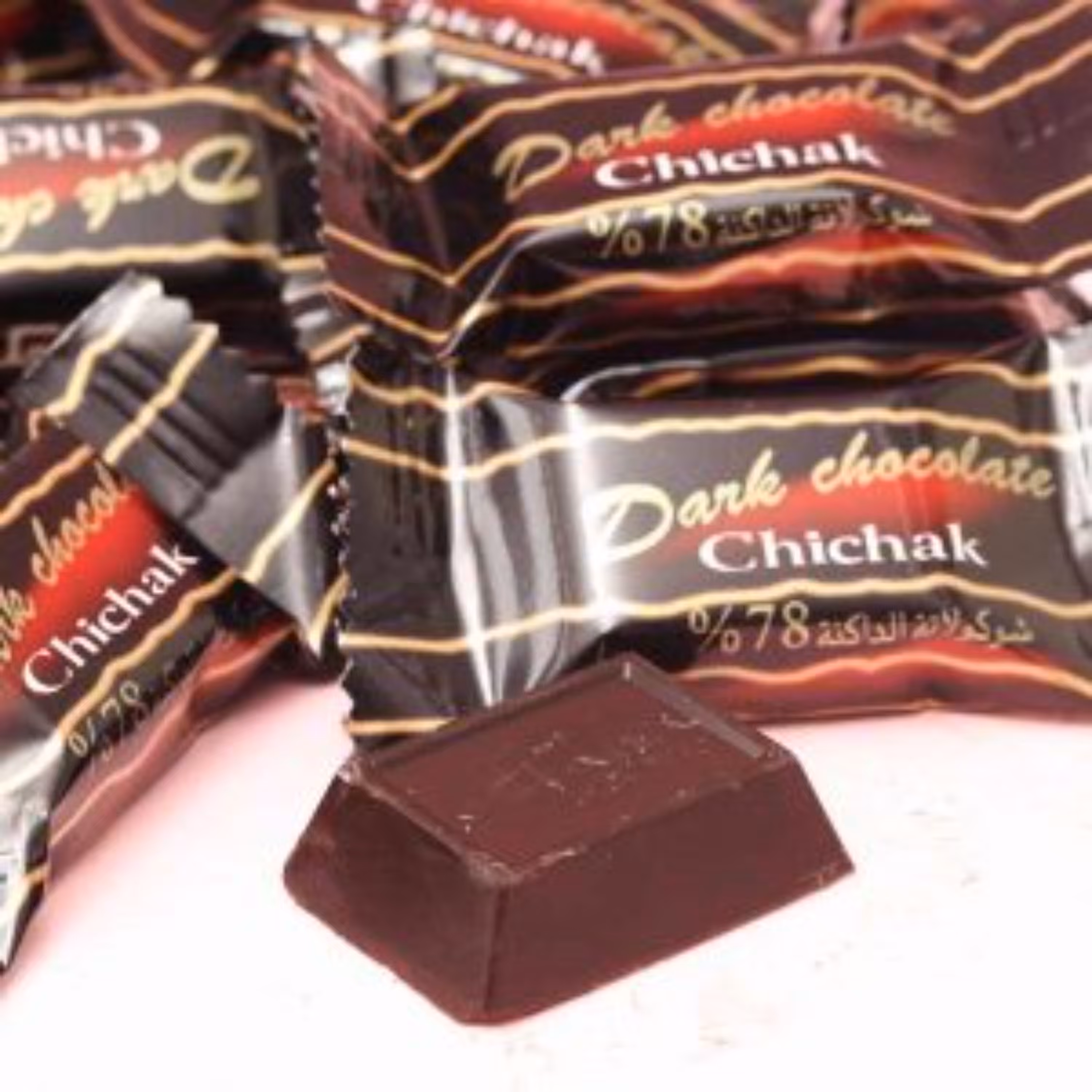 شکلات تلخ 78 درصد چیچک ( 500 گرم )