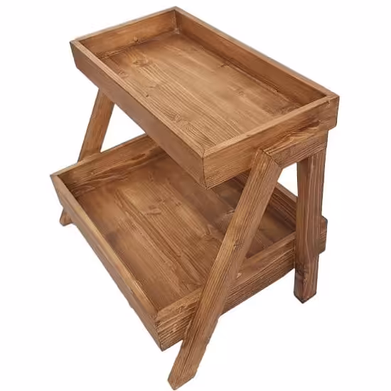 استندچوبی دوطبقه آشپزخانه 