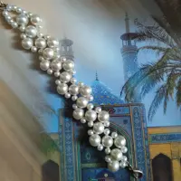 دستبند مرواریدی عروس