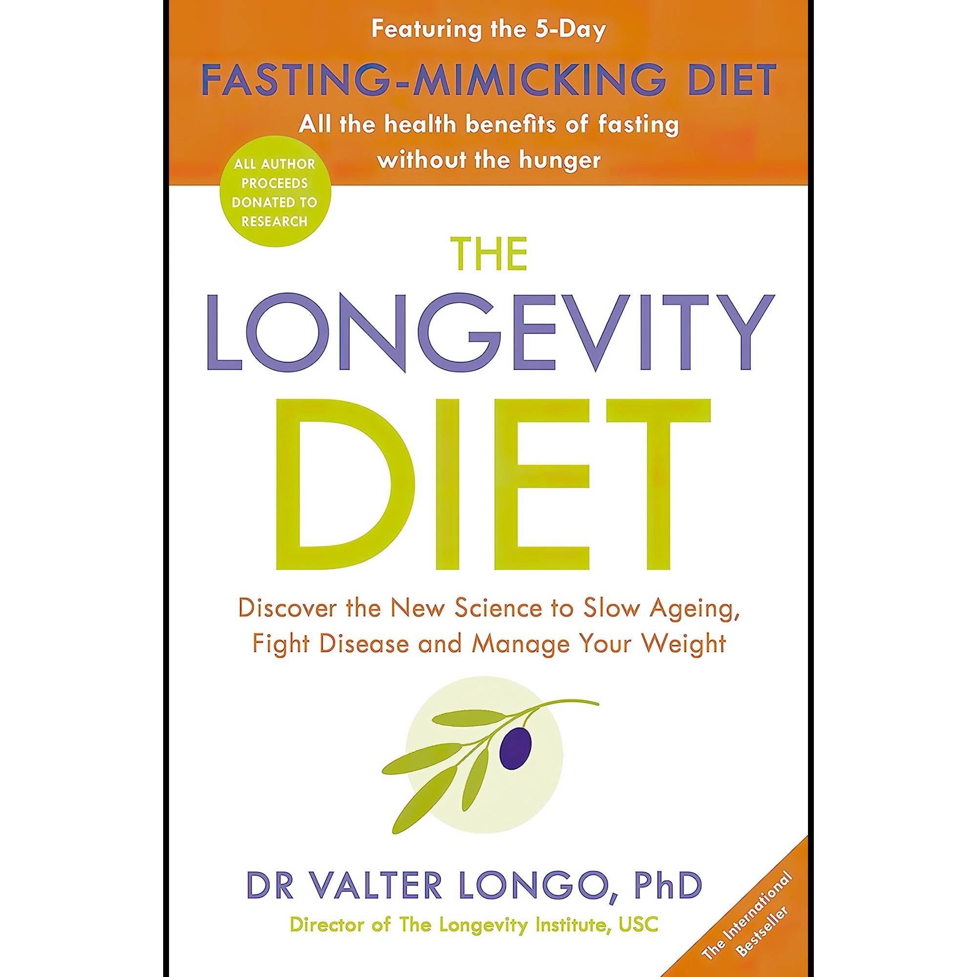 کتاب زبان اصلی The Longevity Diet Paperback اثر Valter LongoValter D Longo