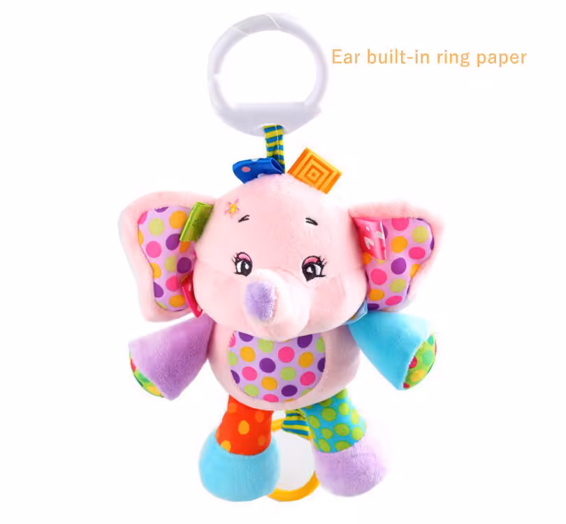 عروسک نخ کش موزیکال فیل Jollybaby