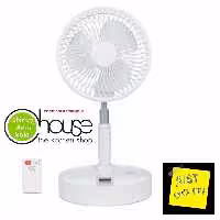 پنکه شارژی تاشو همراه با ریموت کنترل مدل ZERO P9A