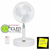 پنکه شارژی تاشو همراه با ریموت کنترل مدل ZERO P9A