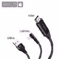 تبدیل لایتنینگ به HDMI مک دودو مدل Mcdodo Lightning to HDMI Cable