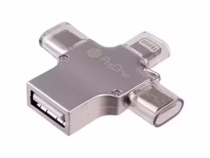 هاب 4 پورت USB پرووان مدل PCO04 نقره‌ای