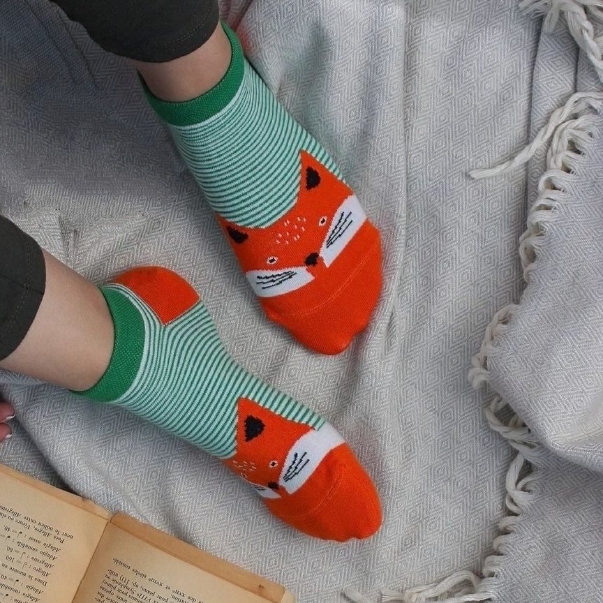 جوراب طرح روباه