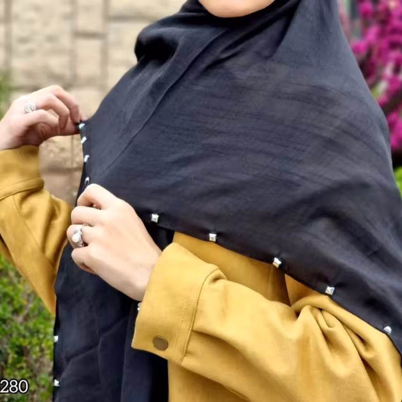 روسری نخ اسلپ سایز135 ایستایی عالی رنگبندی خاص