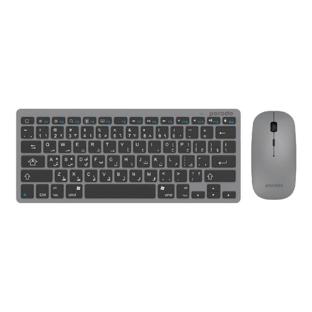 کیبورد و ماوس بی سیم پرودو مدل PD-BTKBMCO-GY