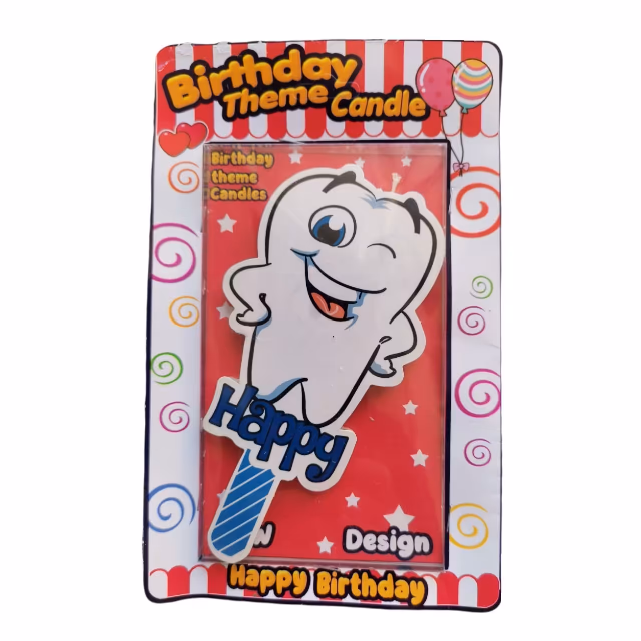 شمع تولد مدل جشن دندونی