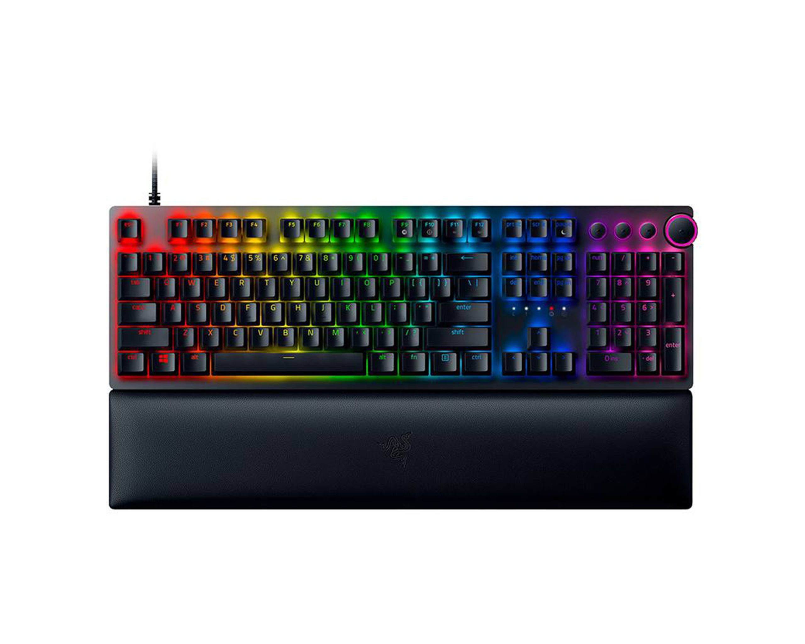 کیبورد گیمینگ ریزر مدل Huntsman V2 Red