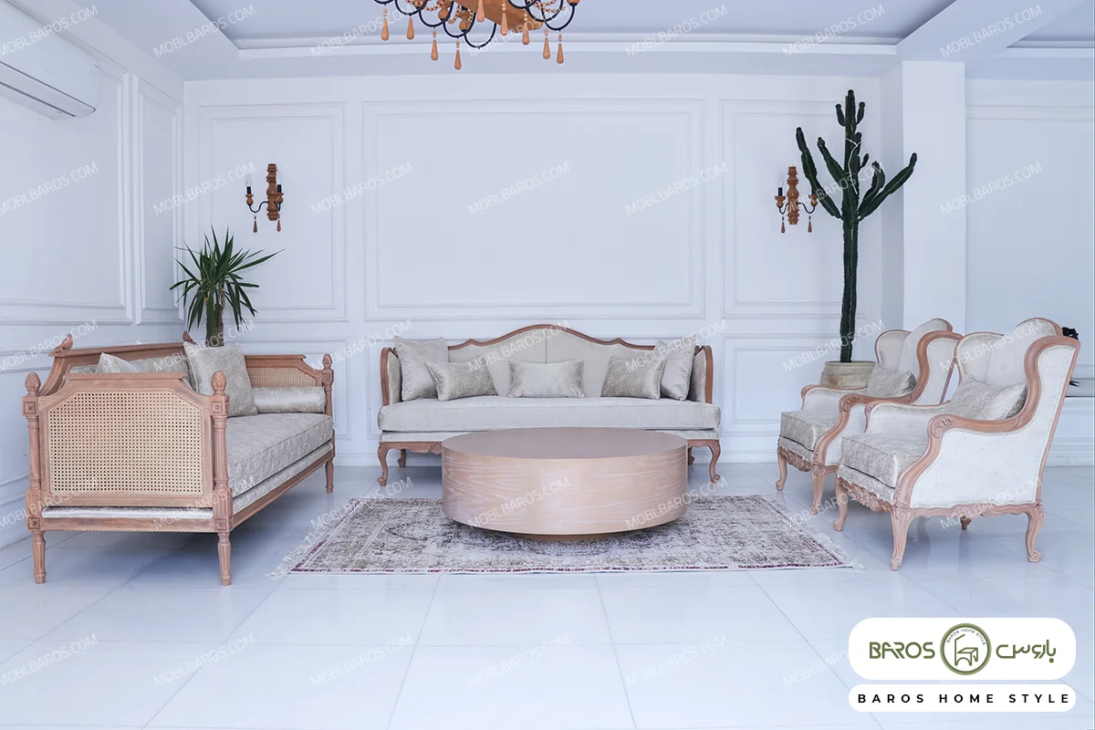 مبل نئوکلاسیک جدید کینگ کاجی کویین رومینا