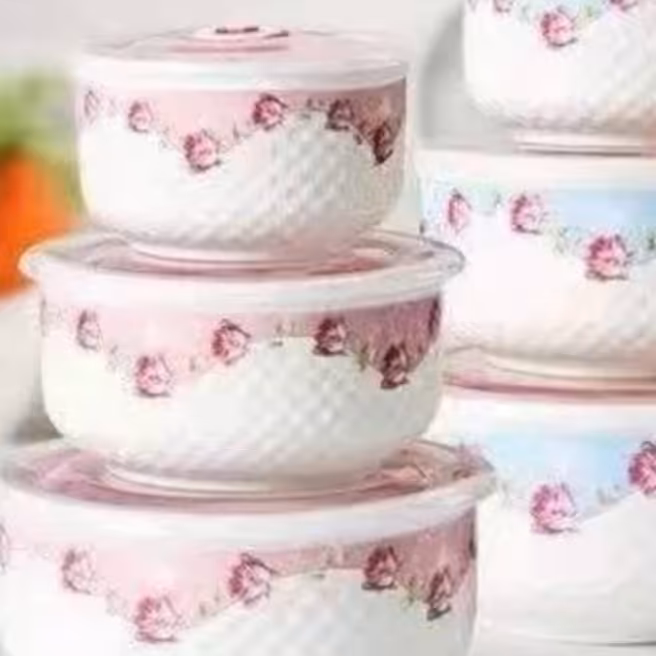 ظرف 3 تکه سرامیکی