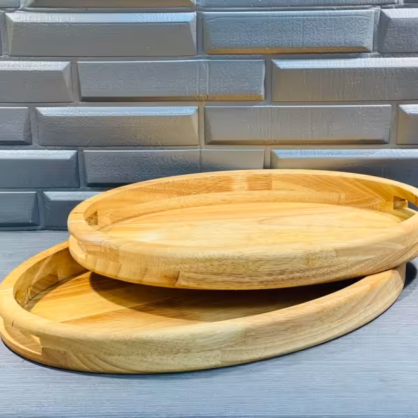 سینی دو دسته بیضی