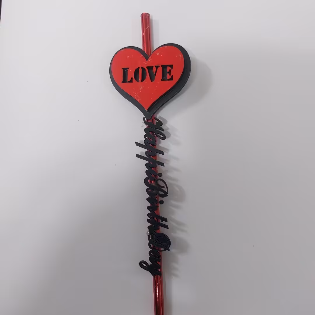 فشفشه سرد با طرح قلب چوبی 