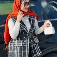 ست دوتکه وست شانل و کمربند شیک و با کیفیت