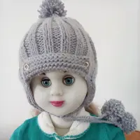 20 -  کلاه نوزادی پسرانه  دست باف  سایز  6 ماهه
