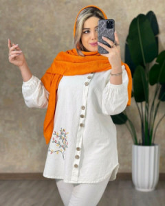 مانتو اسپرت زنانه نخی مدل سرو