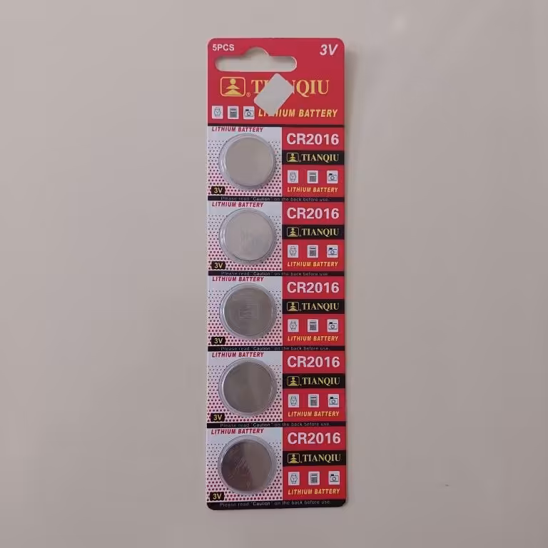 باتری سکه ای 5 عددی مدل CR2016 کیفیت عالی
