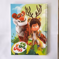 دفتر 80 برگ خطی سیمی ارزان قیمت