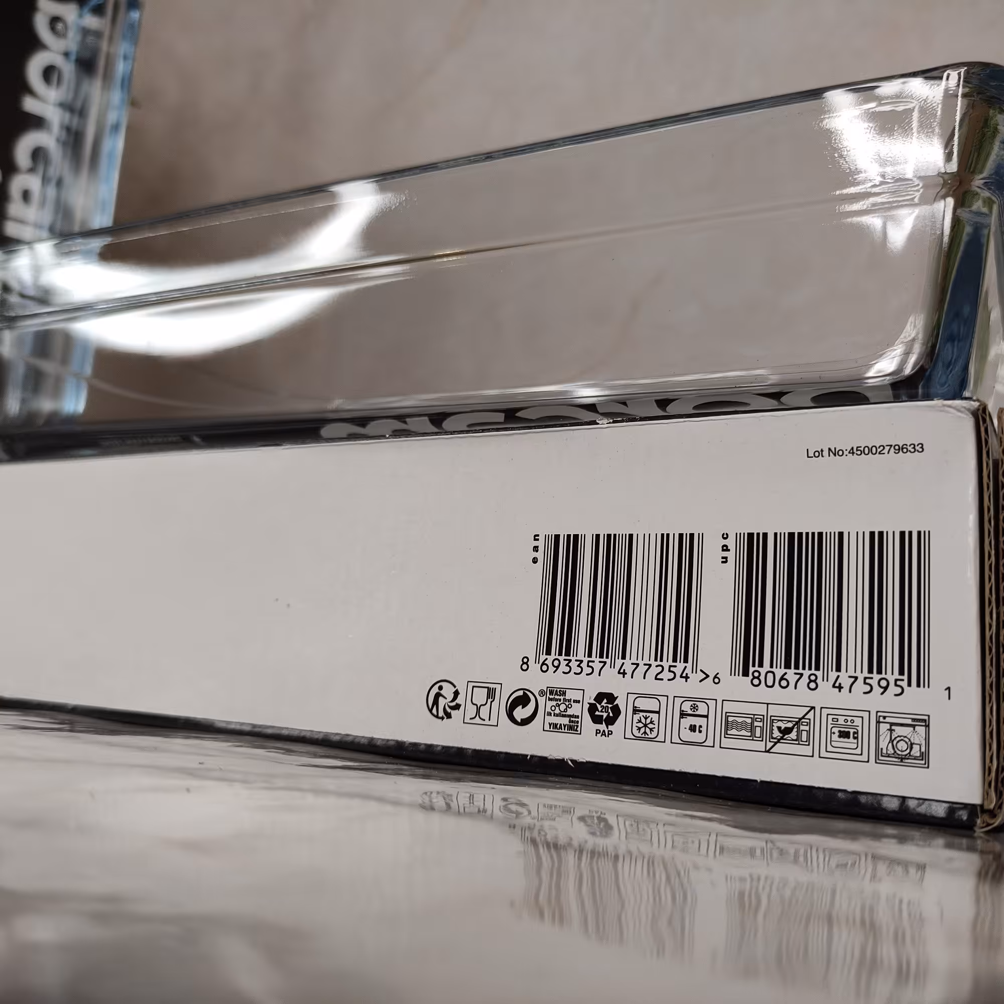 خوراک پز پیرکس پاشاباغچه مدل بورجام (گوزینی) کد 59324 مستطیل