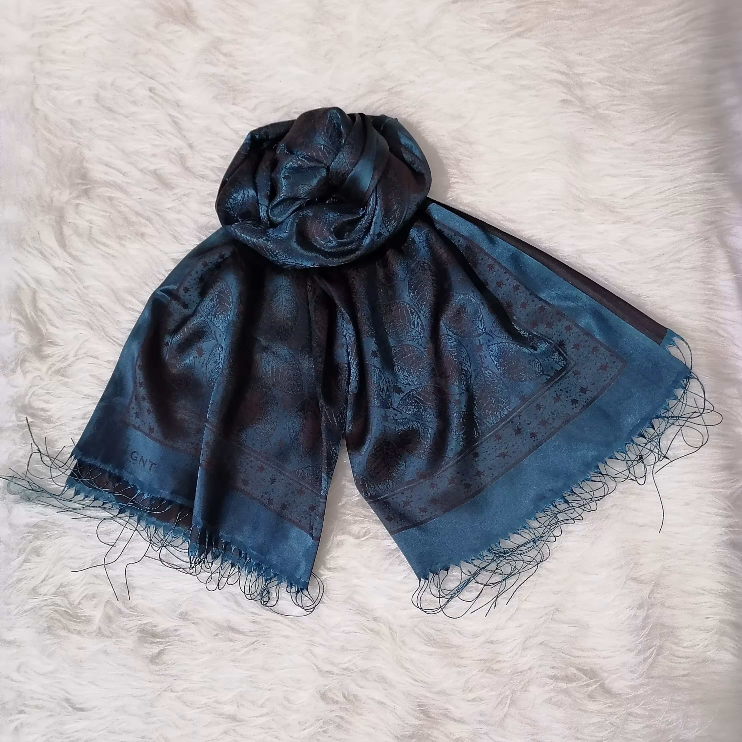 شال ابریشم دورو مجلسی