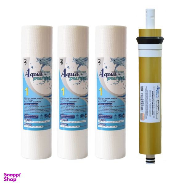 فیلتر دستگاه تصفیه کننده آب آکوا پیورست مدل Gold800 بسته 4 عددی