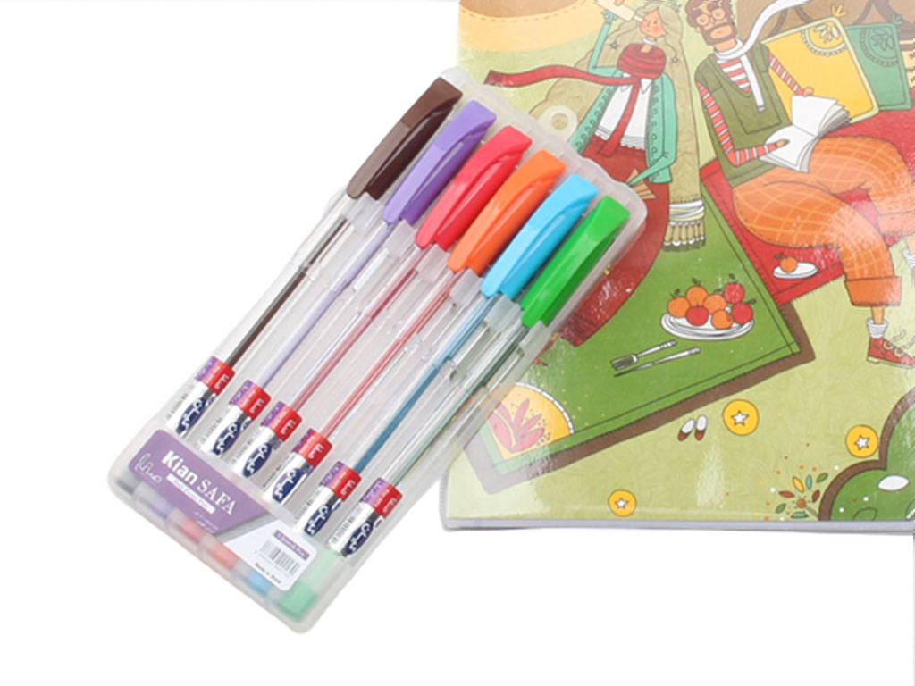 خودکار 6 رنگ کیان