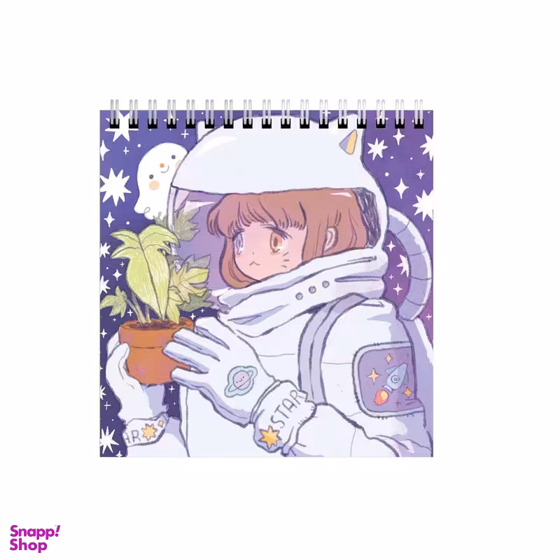 دفتر طراحی بامبیلیپ طرح دخترانه فضانورد کد 4492047