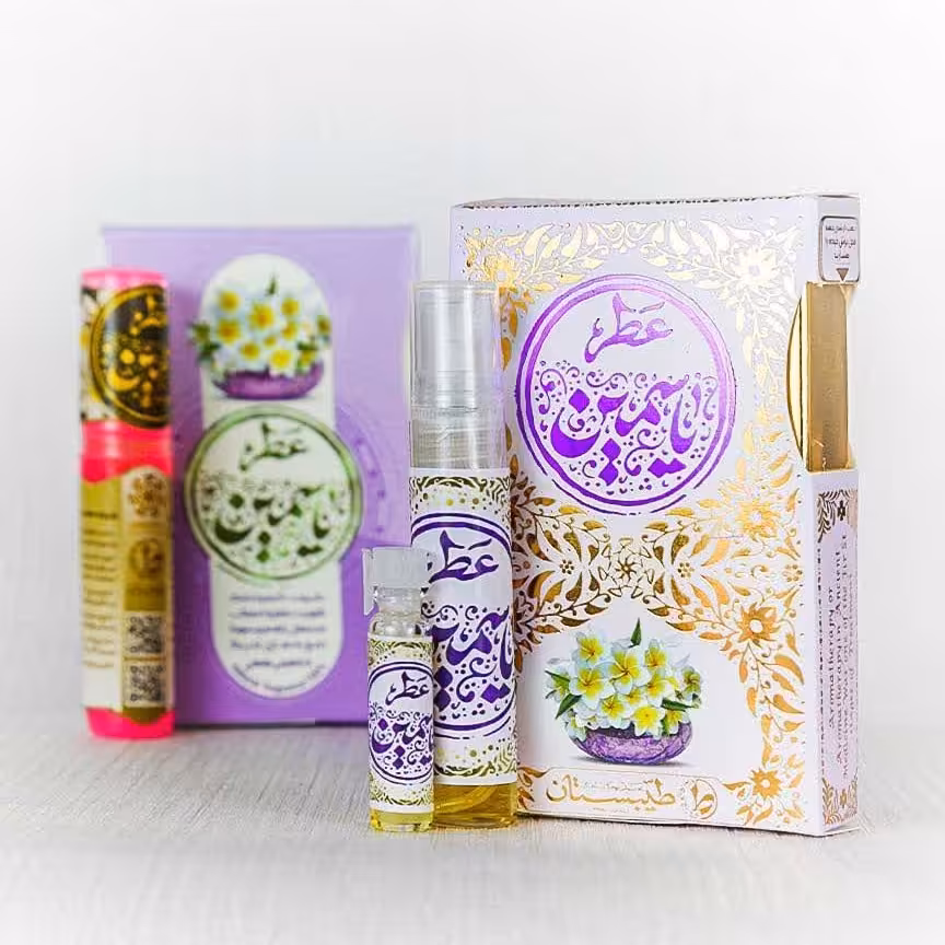 عطر یاسمین  یک گرم عطر خالص طیبستان 