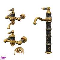 ست شیرآلات کسری مدل توکیو کد 01 مجموعه 4 عددی